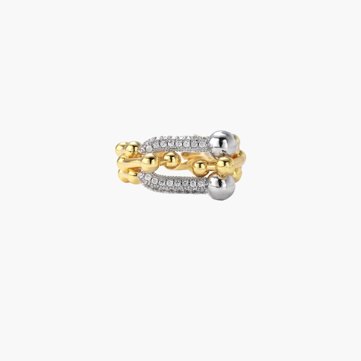 Chain Link Power Ring - Léonie Luxe