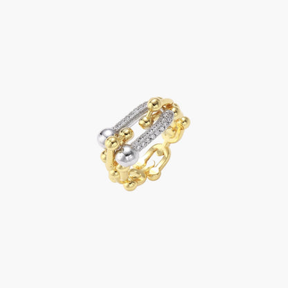Chain Link Power Ring - Léonie Luxe