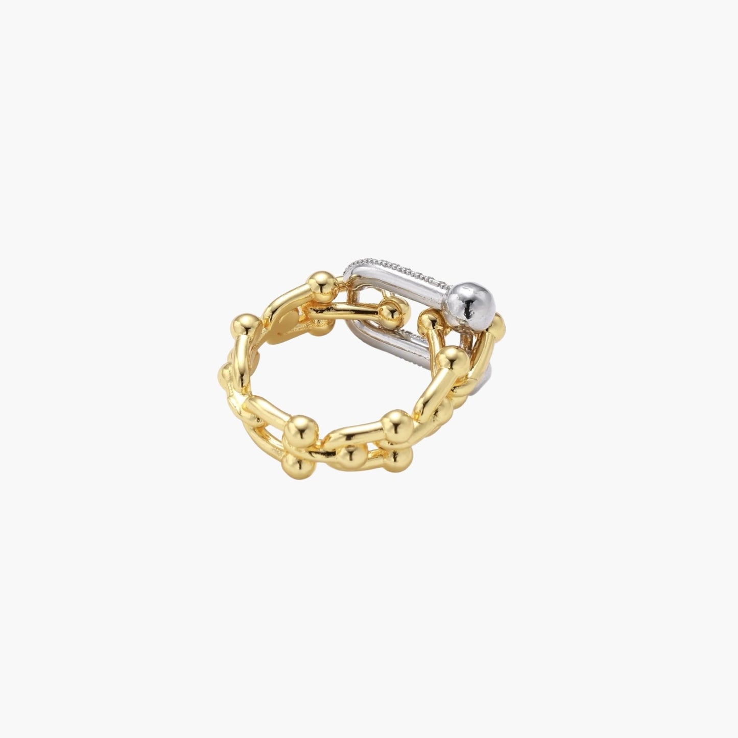 Chain Link Power Ring - Léonie Luxe