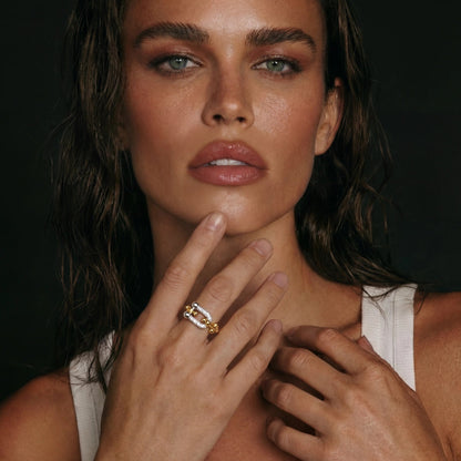 Chain Link Power Ring - Léonie Luxe
