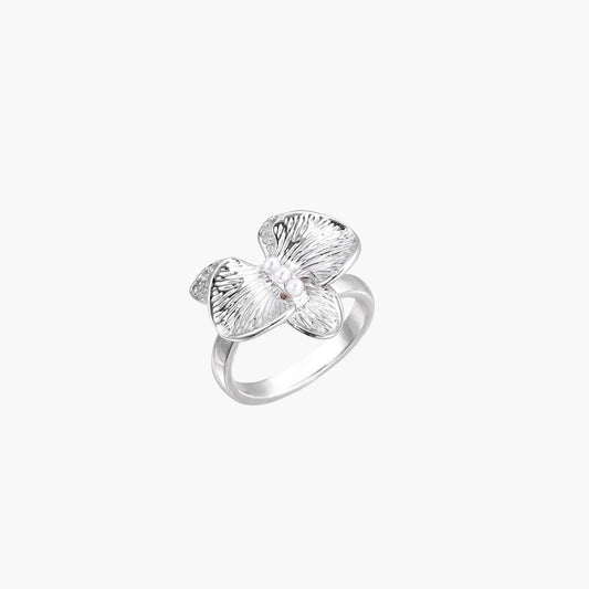 Pearl Orchid Ring - Léonie Luxe