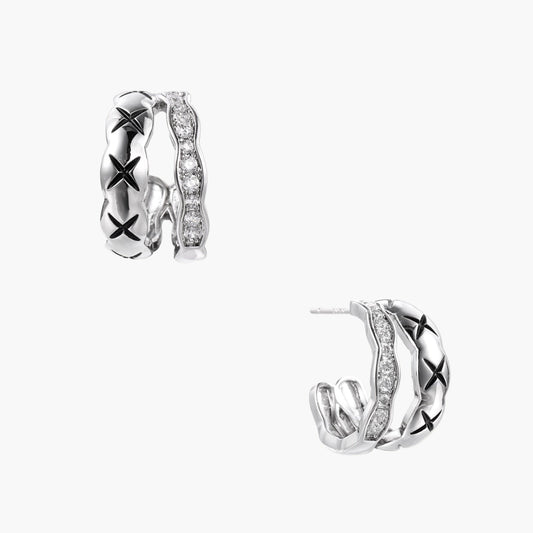 Twisted X Hoops - Léonie Luxe