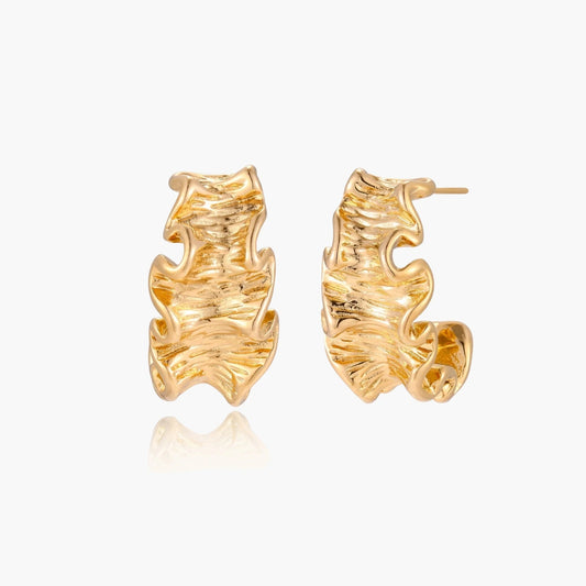 Wave Flow Hoops - Léonie Luxe